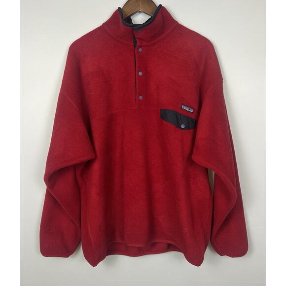 Vintage 90s Y2K Patagonia Synchilla Snap-T Pullover Fleece Jacket Mens XL - Picture 6 of 9